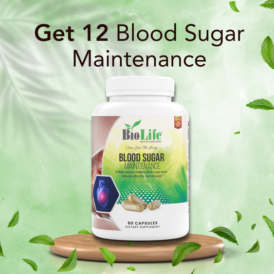 12 Blood Sugar Maintenance for only $399