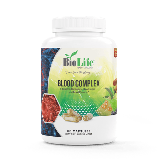 Blood Complex (Cholesterol - Blood sugar - Blood Pressure Support) - Biolife